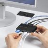 Type-C ドッキングステーション（9-in-1・机固定・ハブ・USB PD・HDMI・SD・MicroSD・カードリーダー・USB3.2・Gen1・DisplayPort Alt mode）