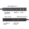 Type-C ドッキングステーション（9-in-1・机固定・ハブ・USB PD・HDMI・SD・MicroSD・カードリーダー・USB3.2・Gen1・DisplayPort Alt mode）