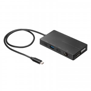 Type-C ドッキングステーション（9-in-1・机固定・ハブ・USB PD・HDMI・SD・MicroSD・カードリーダー・USB3.2・Gen1・DisplayPort Alt mode）