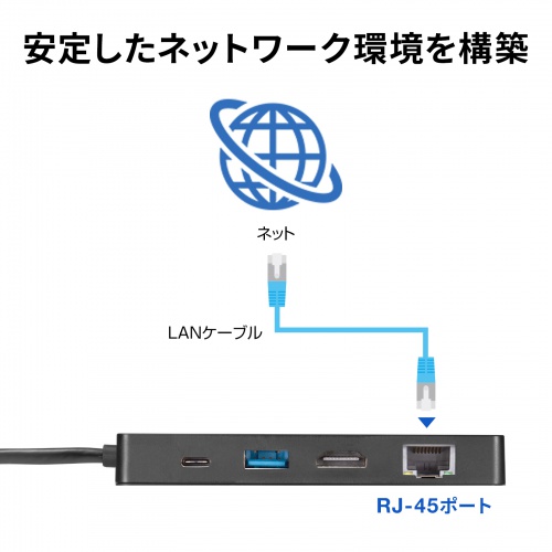 Type-C ドッキングステーション（9-in-1・机固定・ハブ・USB PD・HDMI・SD・MicroSD・カードリーダー・USB3.2・Gen1・DisplayPort Alt mode）
