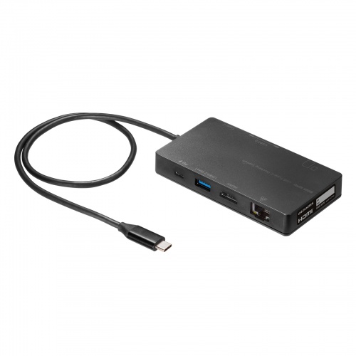 Type-C ドッキングステーション（9-in-1・机固定・ハブ・USB PD・HDMI・SD・MicroSD・カードリーダー・USB3.2・Gen1・DisplayPort Alt mode）