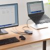 Type-C ドッキングステーション（ハブ・2画面出力・7-in-1・Type-Cモニター対応・4K/60Hz・8K対応・HDMI・PD充電・USB3.0・5Gbps・ブラック）