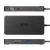 Type-C ドッキングステーション（ハブ・2画面出力・7-in-1・Type-Cモニター対応・4K/60Hz・8K対応・HDMI・PD充電・USB3.0・5Gbps・ブラック）