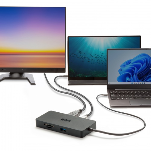 ドッキングステーション（タイプCハブ・USB-C接続・HDMI・8K/30Hz