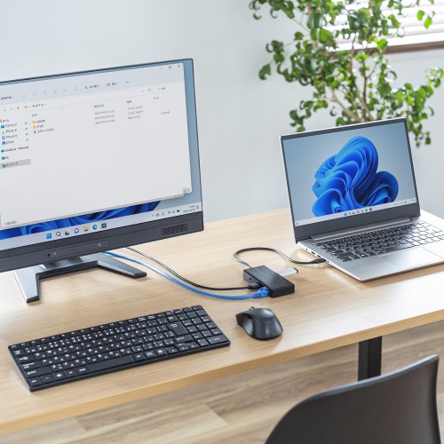 ドッキングステーション（タイプCハブ・HDMI出力・Chromebook認証・WWCB取得・LAN対応） USB-DKM7BK サンワサプライ