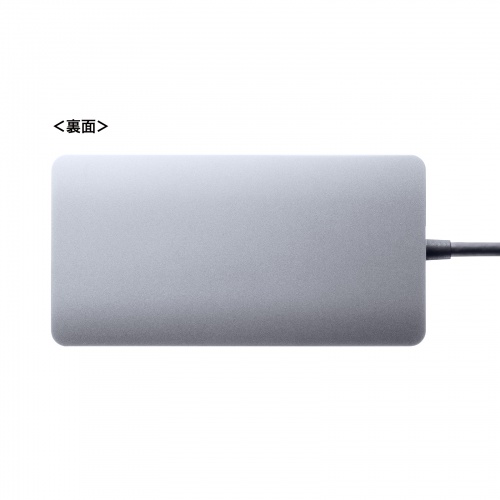 ドッキングステーション（タイプCハブ・HDMI・4K・L型アダプタ・PD100W・スマートPD対応・ケーブル長20cm・モバイル） USB-DKM8S サンワサプライ