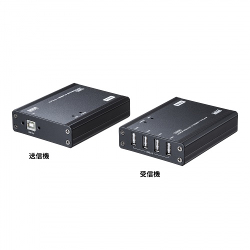 USB2.0エクステンダー（USB2.0・最大100m延長・USB4ポート）