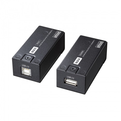 USBエクステンダー（USB2.0・最大150m延長・USB1ポート・LAN）