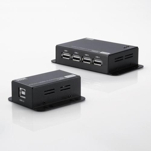 USBエクステンダー（USB2.0・最大50m・USB4ポートハブ付き）