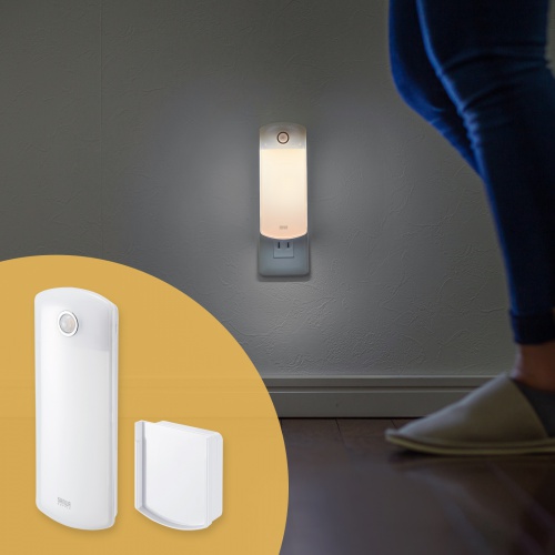 人感センサーライト（LED・壁コンセント用・充電式・・懐中電灯・停電時自動点灯） USB-LED01N サンワサプライ