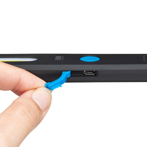 LEDワークライト（USB充電式・スティックタイプ・マグネットつき・明るさ切り替え・スリム・軽量・持ちはこび）