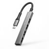 USB Type-C スリムハブ（USB2.0・Aコネクタ 4ポート・メッシュケーブル）