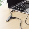 USB Type-C スリムハブ（USB2.0・Aコネクタ 4ポート・メッシュケーブル）