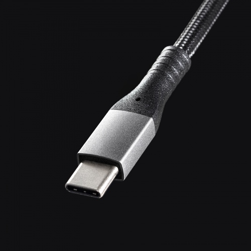 USB Type-C スリムハブ（USB2.0・Aコネクタ 4ポート・メッシュケーブル）