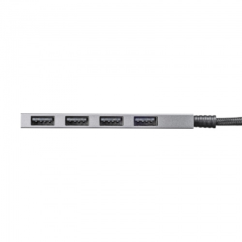 USB Type-C スリムハブ（USB2.0・Aコネクタ 4ポート・メッシュケーブル）