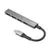 USB Type-C スリムハブ（USB2.0・Aコネクタ 4ポート・メッシュケーブル）