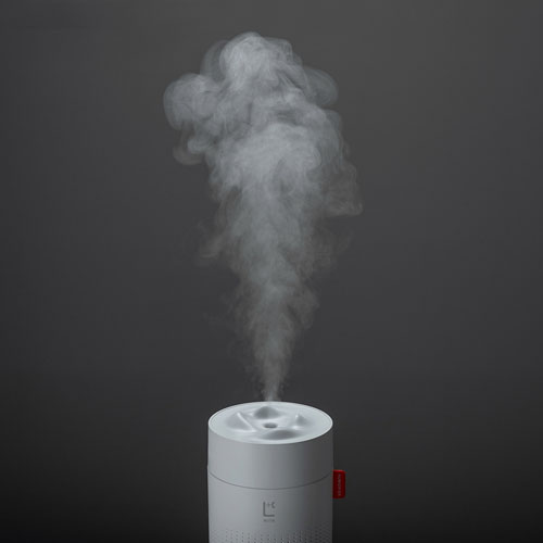 USB加湿器(LEDライト付き・超音波式・連続約8時間・ホワイト）