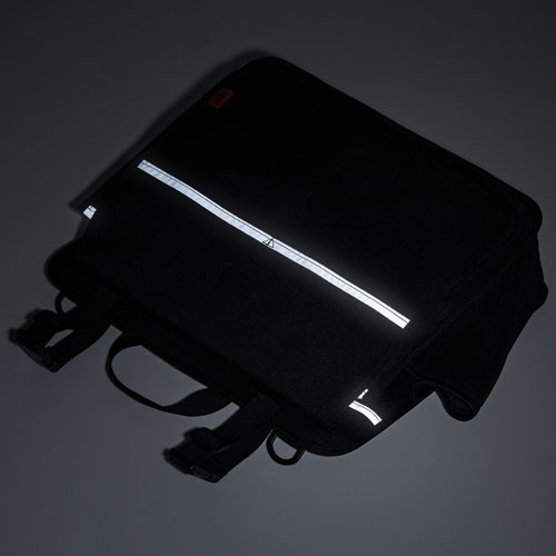 台車用バッグ（ハンドル取付け・8ポケット・工具入れ・文具入れ・ブラック）