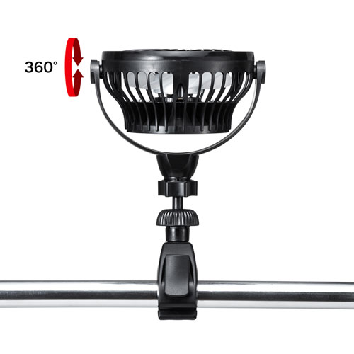 小型クランプ扇風機（充電式）