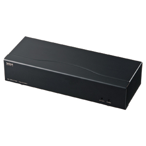 ディスプレイ分配器（4出力・フルHD・音声出力・同時出力・DVI・カスケード接続）VGA-DVSP4 サンワサプライ