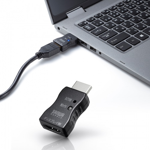 EDID保持器（HDMI用・4K/60Hz・HDCP2.2対応・ディスプレイ情報