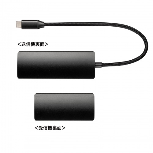 HDMIエクステンダー（延長器・最大70m・4K/120Hz・高画質・送受信・受信機/送信機 セット・高音質・LANケーブル接続）