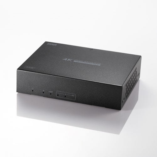 HDMIエクステンダー（4K対応・最大120m延長・送信機・2分配・PoC給電・LANケーブル1本・長距離映像伝送）