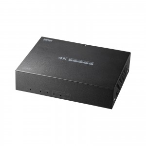 HDMIエクステンダー（4K対応・最大120m延長・送信機・2分配・PoC給電・LANケーブル1本・長距離映像伝送）