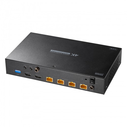 HDMIエクステンダー（4K対応・最大120m延長・送信機・4分配・PoC給電