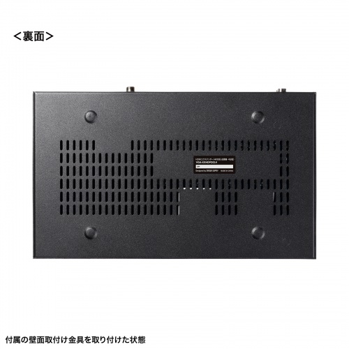 HDMIエクステンダー（4K対応・最大120m延長・送信機・4分配・PoC給電・LANケーブル1本・長距離映像伝送）