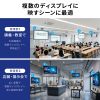 HDMIエクステンダー（4K対応・最大120m延長・送信機・4分配・PoC給電・LANケーブル1本・長距離映像伝送）