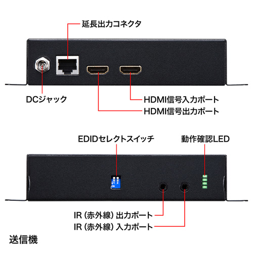 HDMI延長 (エクステンダー・LAN・4K・フルHD・おすすめ)VGA