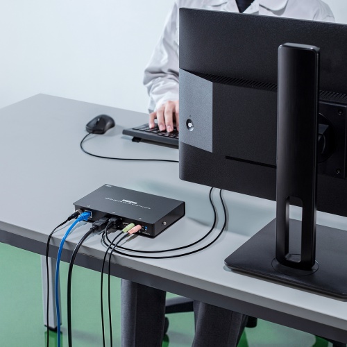 KVMエクステンダー（DisplayPort・USB用）