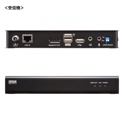 KVMエクステンダー（DisplayPort・USB用）