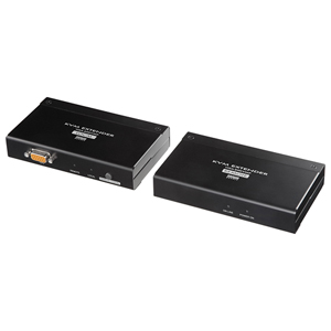 【7月SALE】 150m延長可能なUSB対応KVMエクステンダー 150m延長KVMエクステンダー（PS/2用・セットモデル） | 激安通販のイー