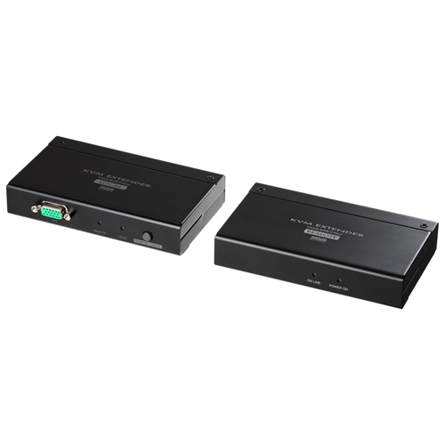 USB延長（エクステンダー・フルHD・LAN・VGA・KVM・モニター)VGA-EXKVMU サンワサプライ