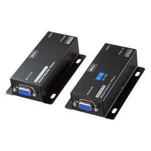エクステンダー(モニター延長器・VGA・LAN・ケーブル・最大180m)VGA-EXSET1N サンワサプライ