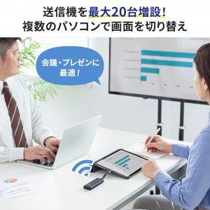 ワイヤレスHDMI 送信機 15m ｜HDMI延長・簡単設置・フルHD