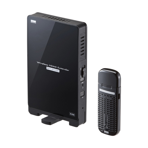 サンワサプライ】無線HDMIエクステンダー(送受信機セット・直付け) VGA