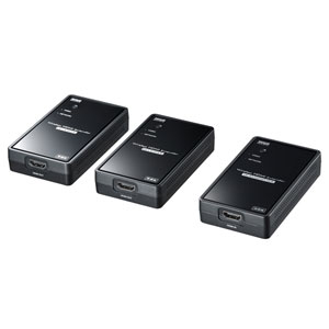 ワイヤレスHDMIエクステンダー 30m｜2分配・フルHD・HDMI延長