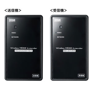 ワイヤレスHDMIエクステンダー 30m｜2分配・フルHD・HDMI延長