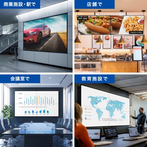 HDMI分配器 1入力4出力｜タイプC・4K対応・ビデオウォールに最適